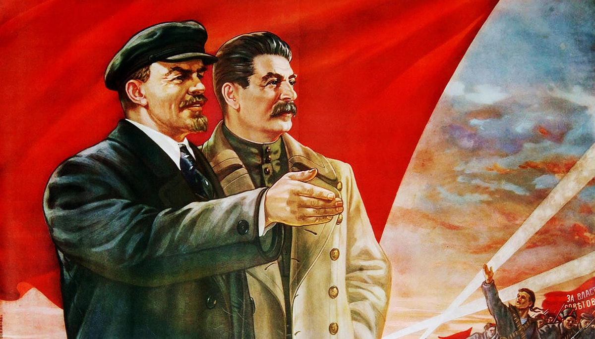 Иосиф Сталин и Ленин