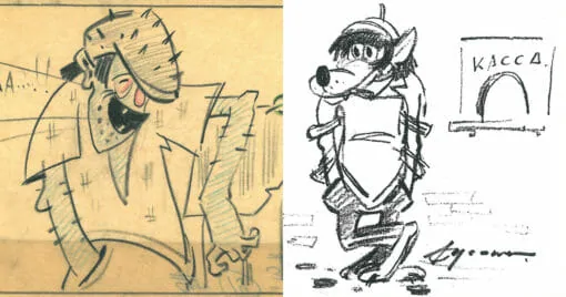 Тест: Угадайте советского мультгероя по его изначальному эскизу