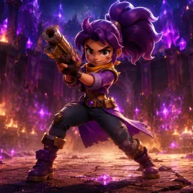 Бравлер Шелли из Brawl Stars