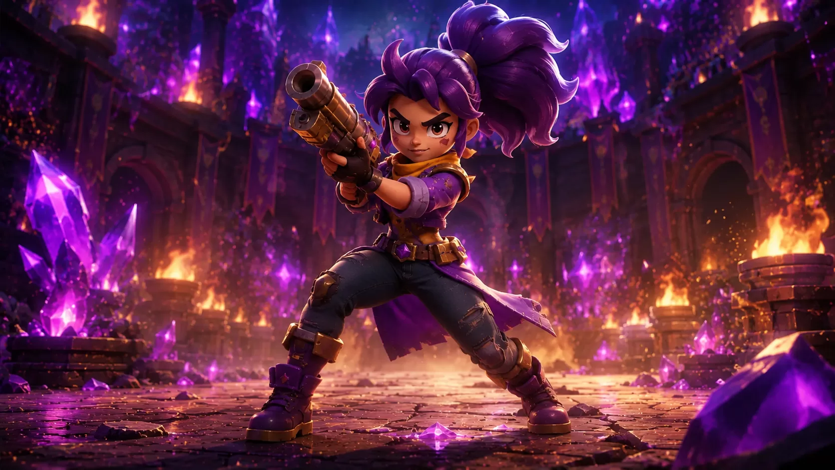 Бравлер Шелли из Brawl Stars