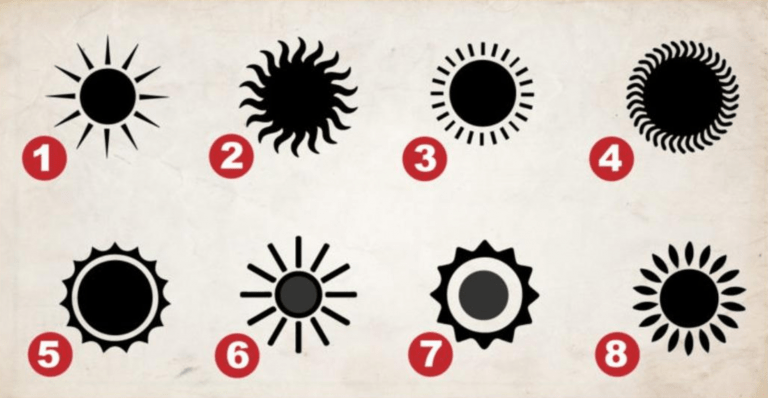 Выберите солнце и узнайте секретную особенность своего характера