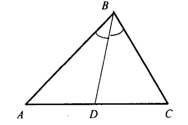 Биссектриса треугольника рисунок