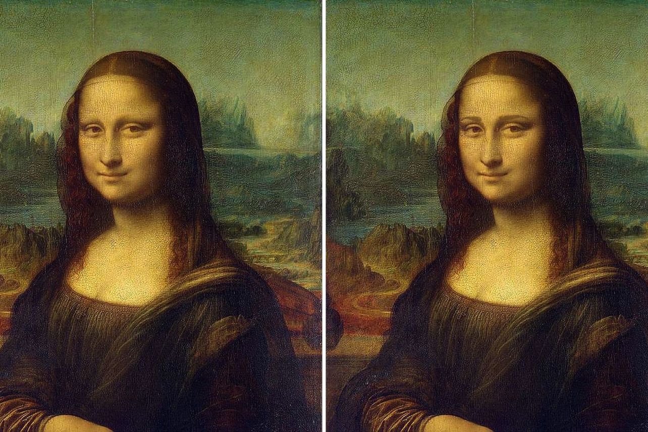 Название самых знаменитых картин. Леонардо да Винчи "Мона Лиза". Мона Лиза селфи. Мона Лиза с бровями. 10 Лиц на картинке.