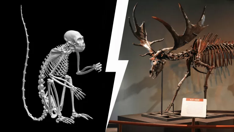 Вам будет сложно угадать животное по скелету, но легко ошибиться