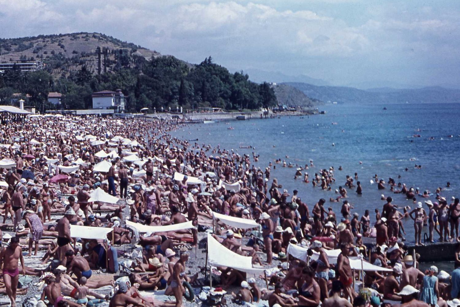 Ялта пляж 1970
