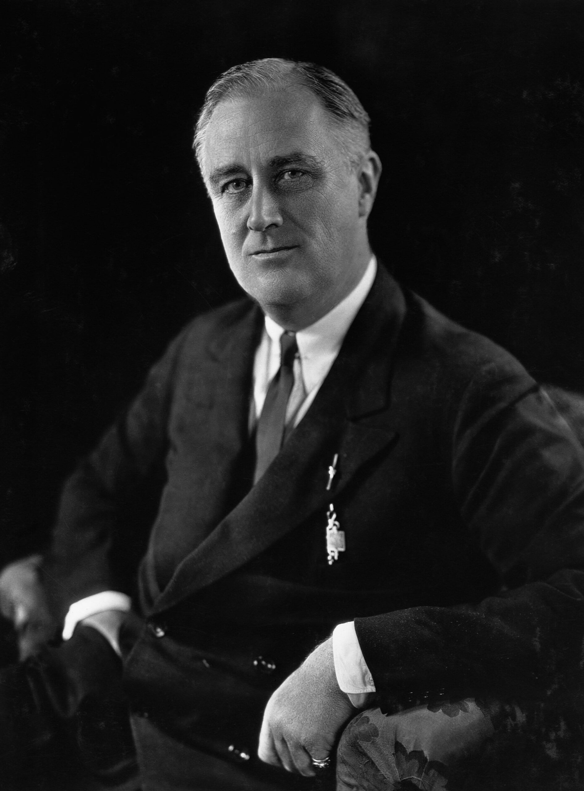 Президент США — Ф. Д. Рузвельт.