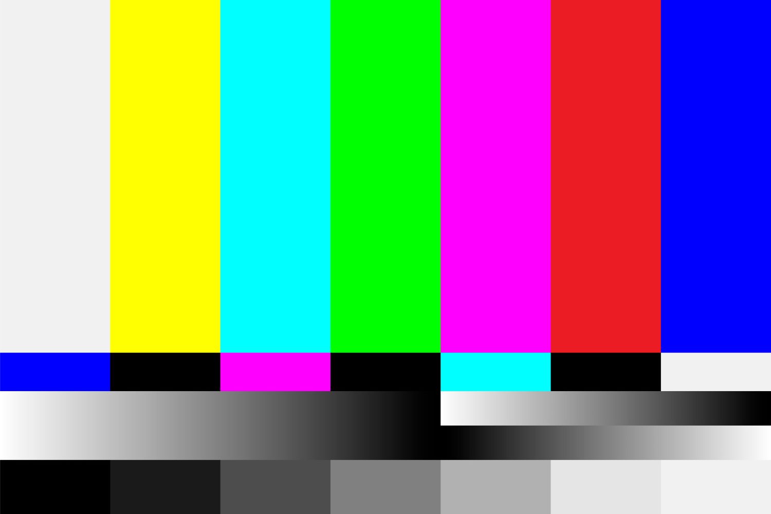 Цветные полосы на телевизоре