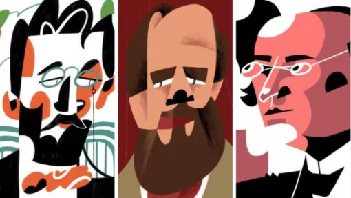 Тест: Угадать этих отечественных писателей по карикатурам смогут только 50% людей. Вы из их числа?