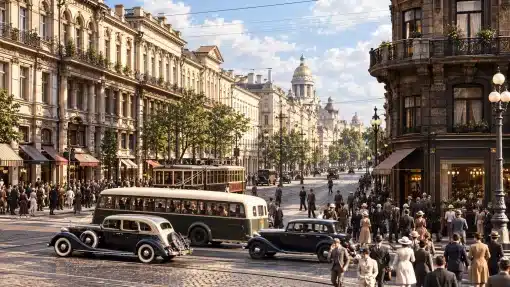 Тест для знатоков Угадайте известный город по ретро-фотографиям