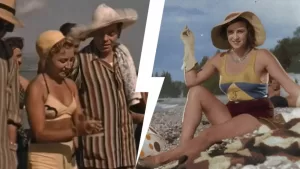 Сможешь узнать летний фильм из СССР по кадру с пляжем?