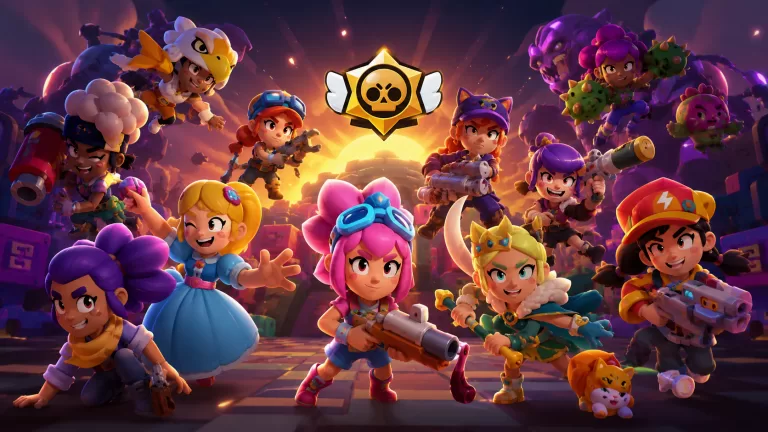 Все женские персонажи Brawl Stars