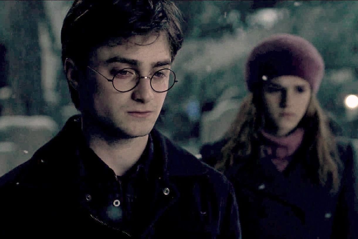 Harry and Hermione in Godric's Hollow