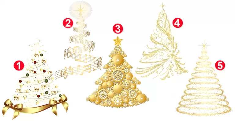 Женский психологический тест по картинке: выберите новогоднюю ёлку и узнаете об уникальных особенностях вашего характера