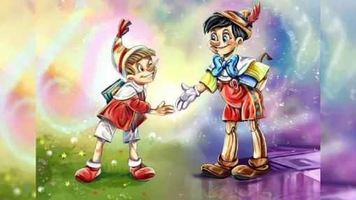 Тест: Найдете 10 различий между Буратино и Пиноккио?