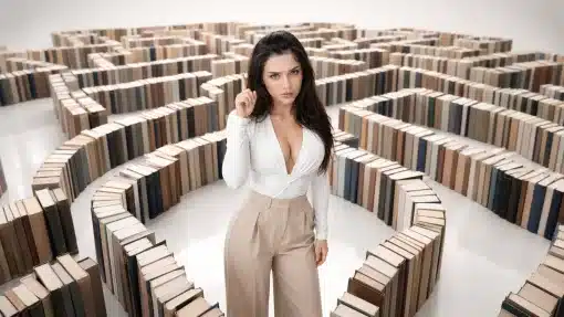 Лабиринт мысли среди книг