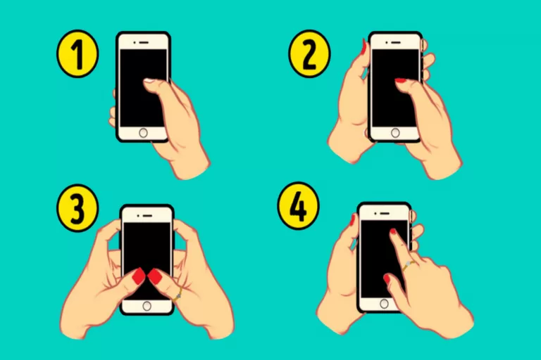 То, как вы держите мобильный телефон прямо сейчас, многое расскажет о вашей личности