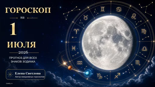 Гороскоп на 1 июля 2026 года