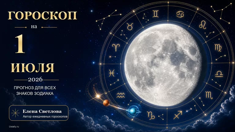 Гороскоп на 1 июля 2026 года