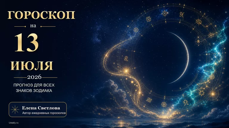 Гороскоп на 13 июля 2026 года