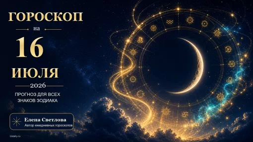Гороскоп на 16 июля 2026 года