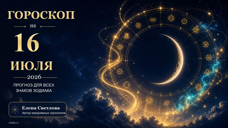Гороскоп на 16 июля 2026 года
