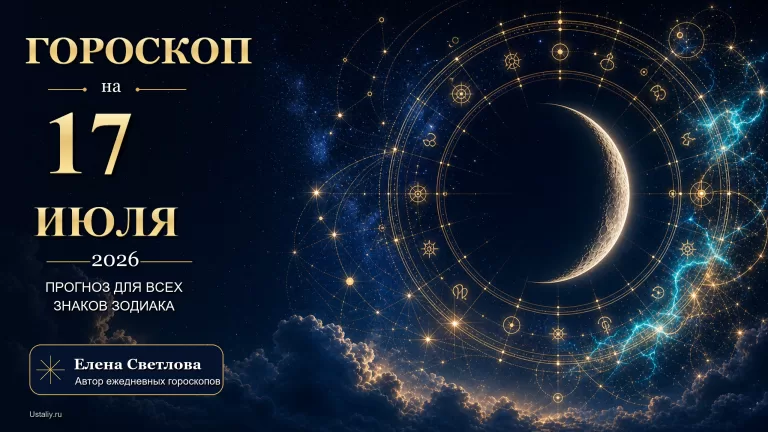 Гороскоп на 17 июля 2026 года