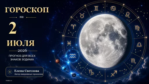 Гороскоп на 2 июля 2026 года