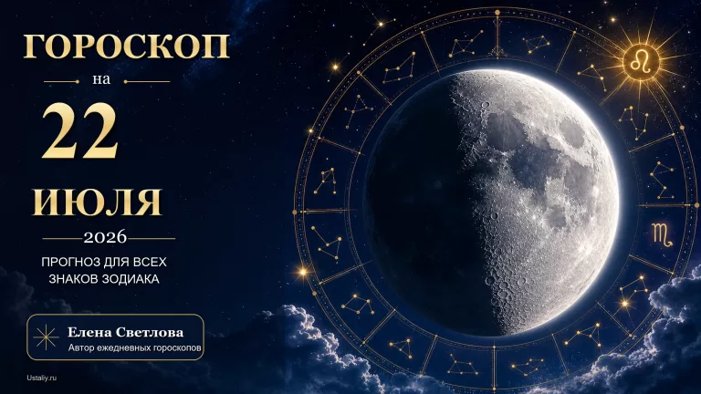 Гороскоп на 22 июля 2026 года