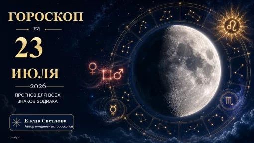 Гороскоп на 23 июля 2026 года