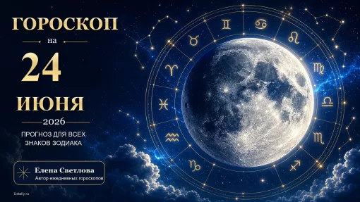 Гороскоп на 24 июня 2026 года