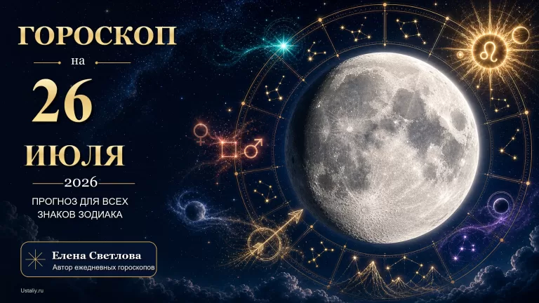 Гороскоп на 26 июля 2026 года