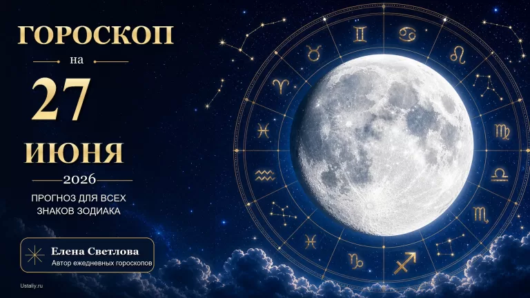 Гороскоп на 27 июня 2026 года
