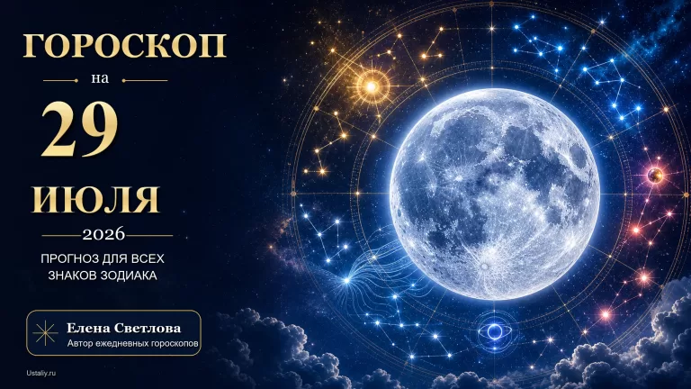 Гороскоп на 29 июля 2026 года