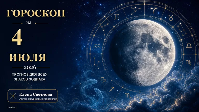 Гороскоп на 4 июля 2026 года