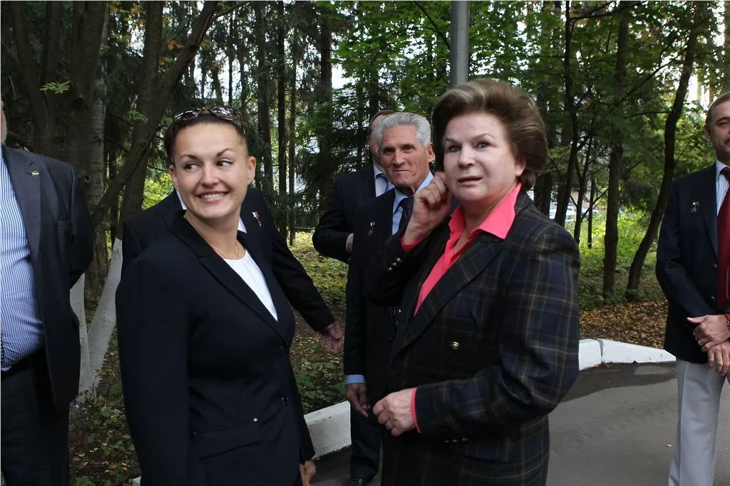 Валентина Терешкова в Центре подготовки космонавтов