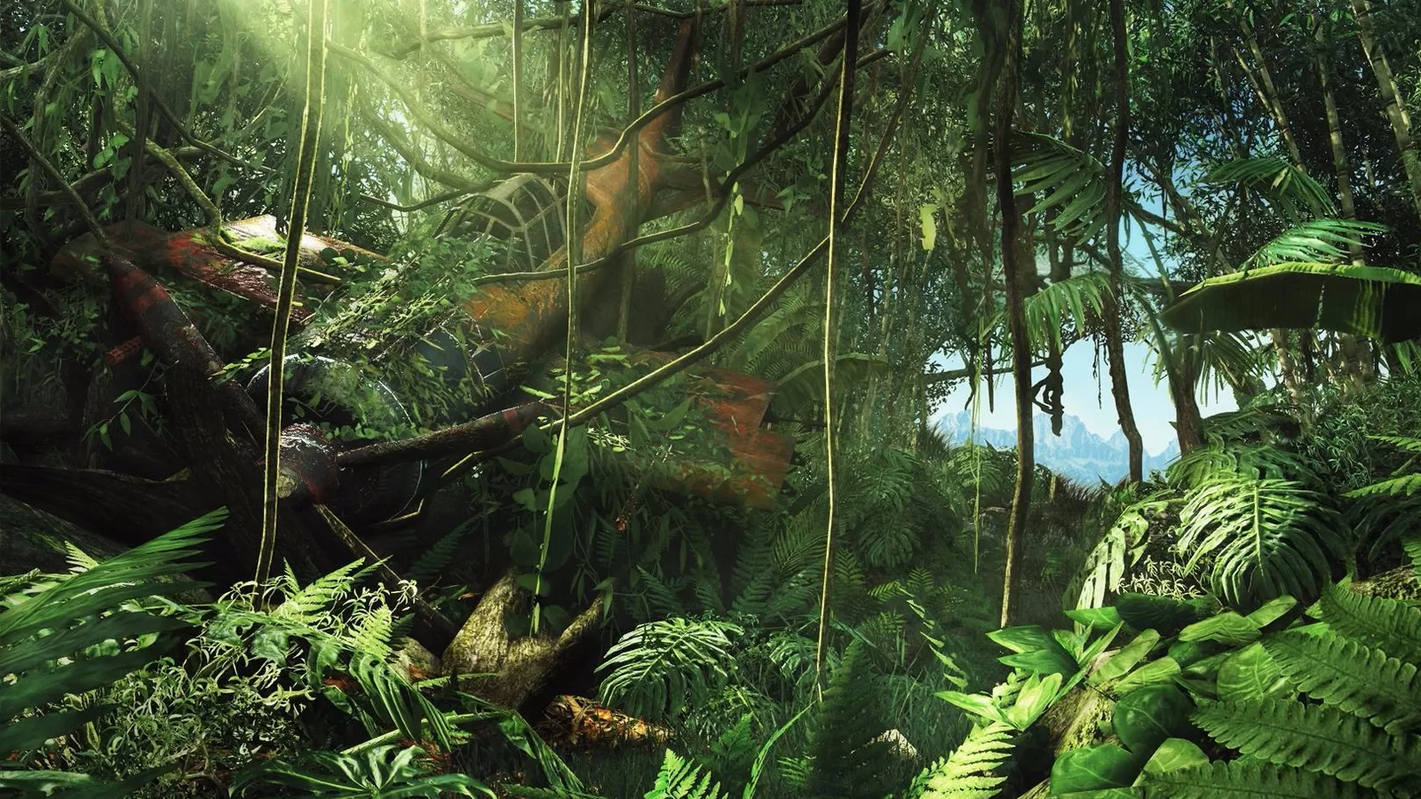 Заросли тропических джунглей в Far Cry 3