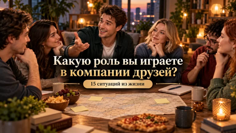 Какую роль вы играете в компании друзей