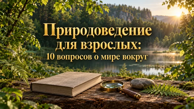 Природоведение для взрослых 10 вопросов 1