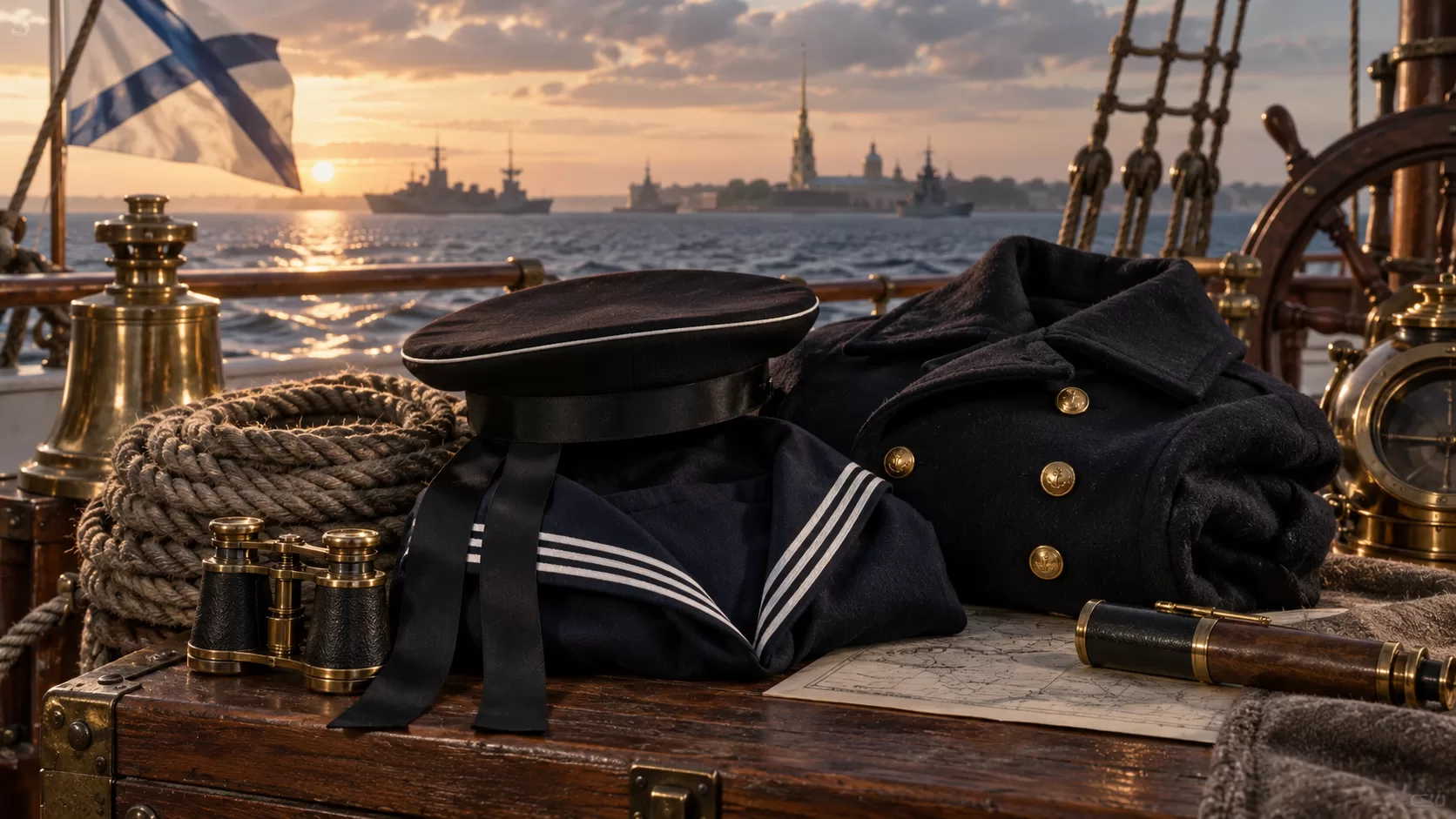 В русском военно морском флоте
